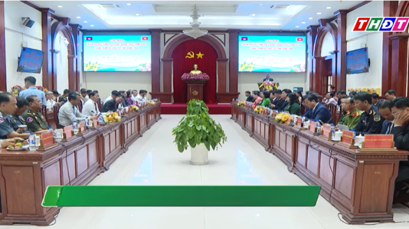 Đoàn công tác tỉnh Prey Veng thăm, chúc Tết tỉnh Đồng Tháp