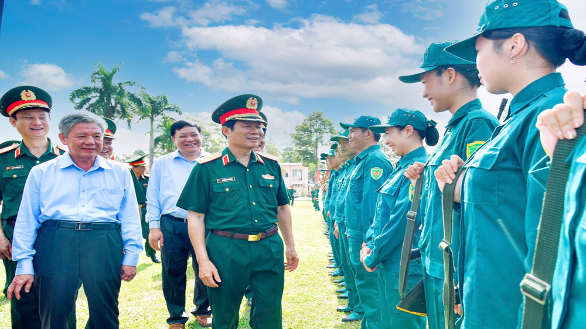 Đồng Tháp: Ra quân huấn luyện năm 2026