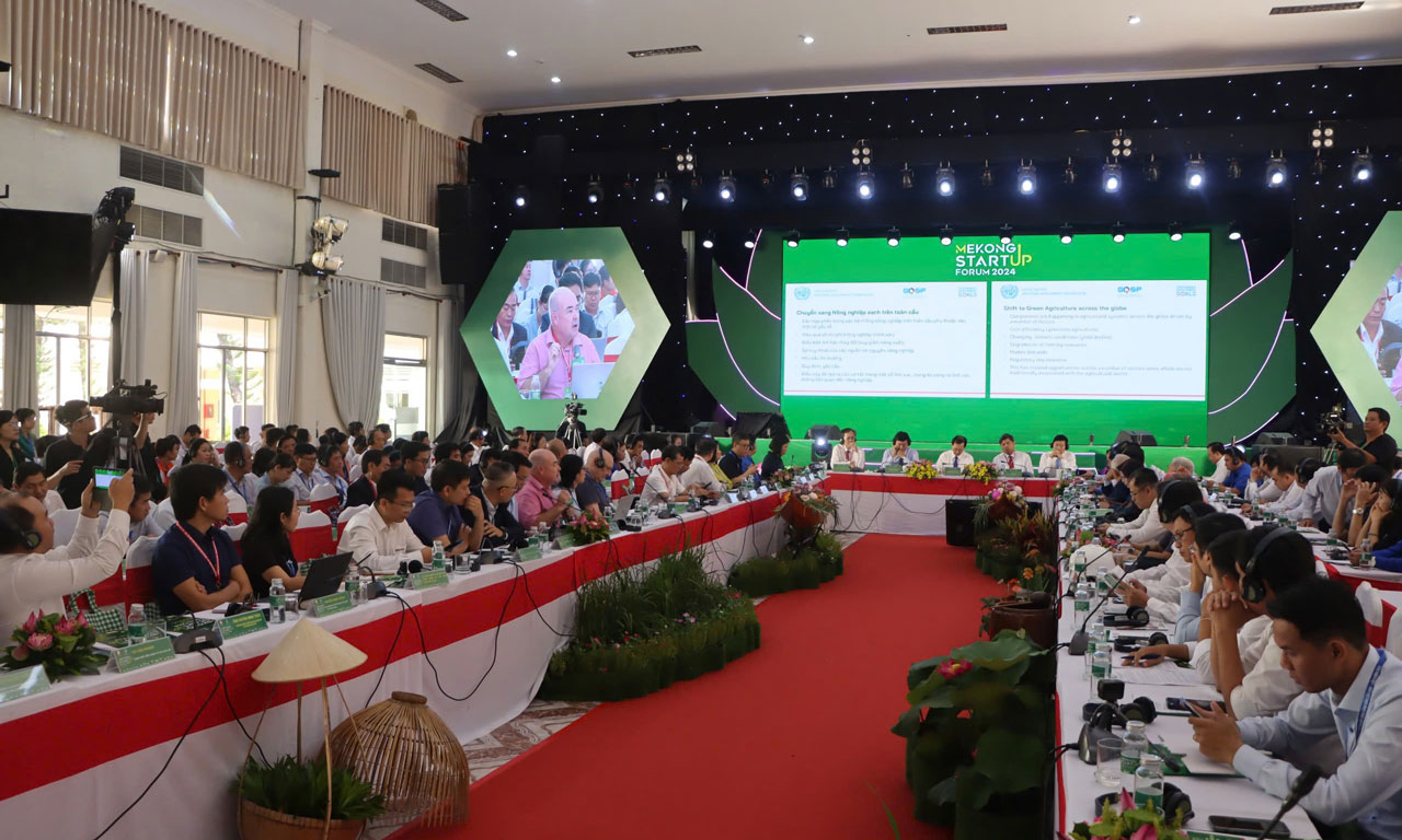 Phiên toàn thể Diễn đàn Khởi nghiệp Đồng bằng sông Cửu Long – Lần 2 năm 2024