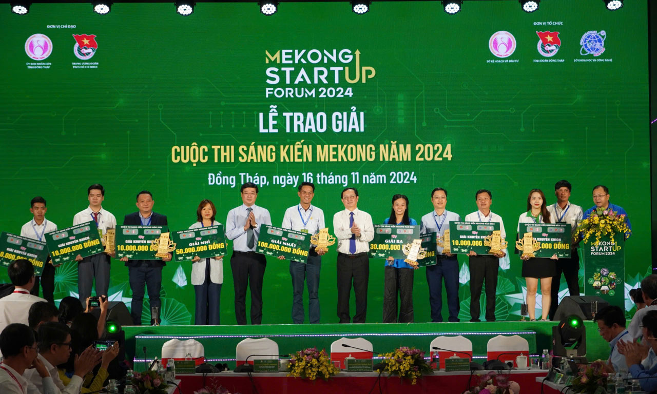 Trao giải Cuộc thi Sáng kiến Mekong 2024