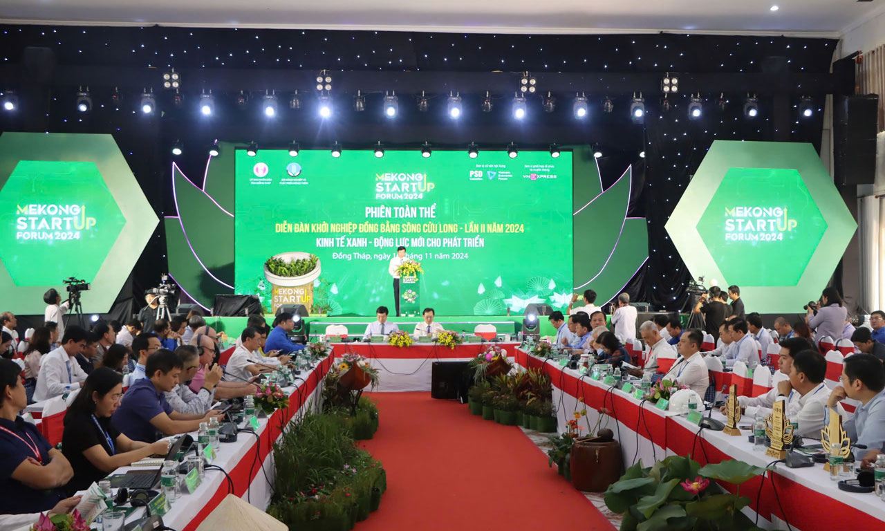 Phiên toàn thể Diễn đàn Khởi nghiệp Đồng bằng sông Cửu Long – Lần 2 năm 2024