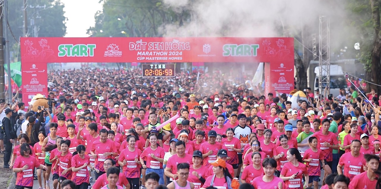 Giải Marathon Đất Sen hồng - Đồng Tháp 2024